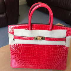 Hermès Birkin 30 Rouge de Coeur Crocodile Porosus PHW at 1stDibs  birkin  30 croco rouge, hermes rouge de coeur, rouge de coeur birkin