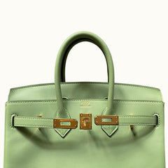 Hermes Birkin 25 Vert Criquet Chic Green Bag Gold Hardware Y Stamp, 2020